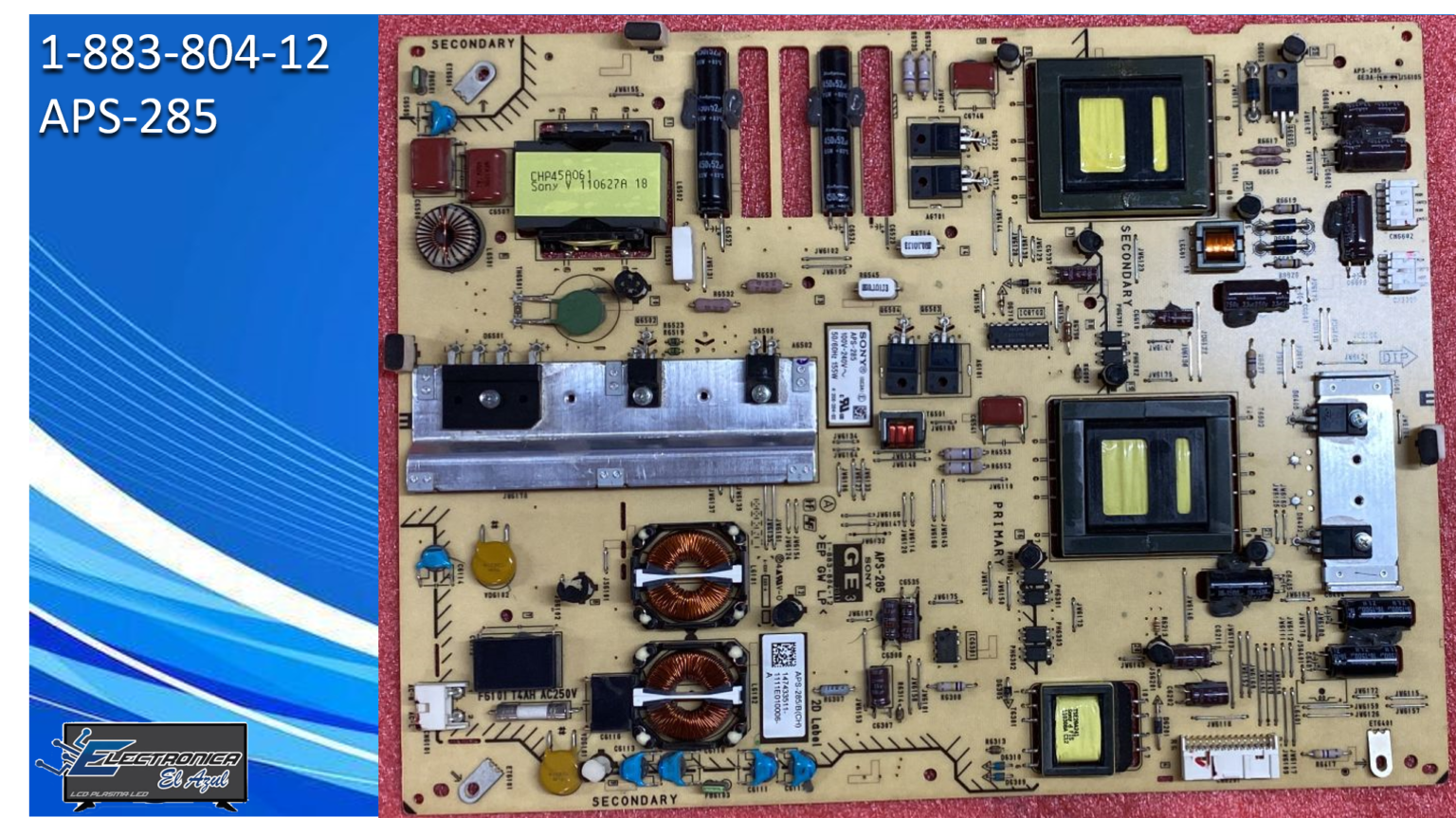 FUENTE DE PODER SONY 1 883 804 12 APS 285 Electronica El Azul
